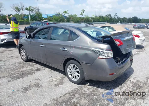 2015 Nissan Sentra Sv из США, поврежденный, VIN 3N1AB7AP2FY321641